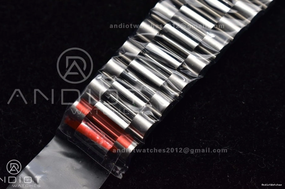 Dial Steel on SS Bracelet V President Arabic GMF 904L Markers A3255 Iced DayDate 40 Blue Cozy 710 0712